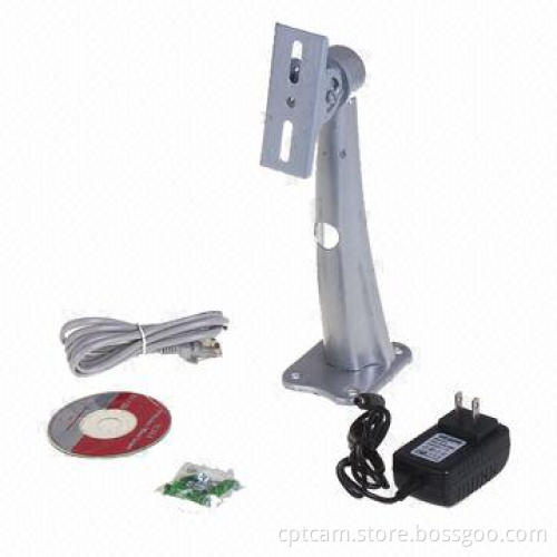 P2P Wired IP Camera, H264/300K Pixels/IR Vision/Plug-and-play/SD Slot/iPhone/Android Mobile View